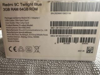 Xiaomi Redmi 9C Azul/Naranja