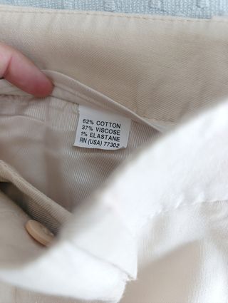 Pantalón de vestir beige Zara
