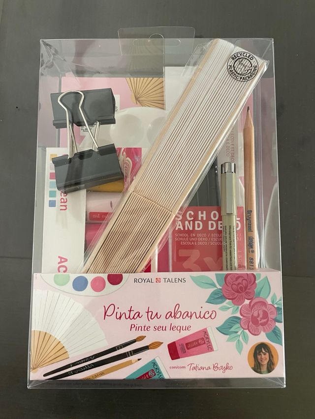 Kit para pintar abanico Royal Talens