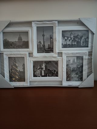 Moldura Kasa Branca Plástico