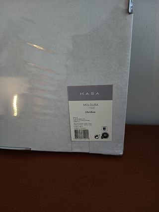 Moldura Kasa Branca Plástico