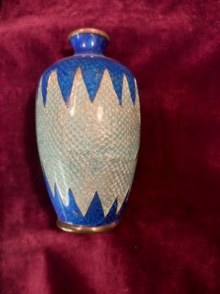 Juego de 2 jarrones chinos con flores