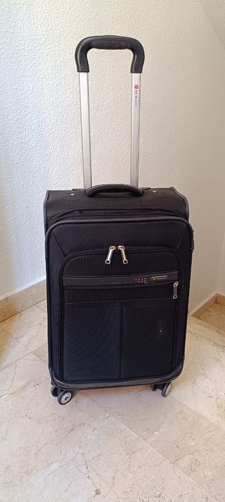 Maleta de viaje Primicia Negra talla L / 4 ruedas