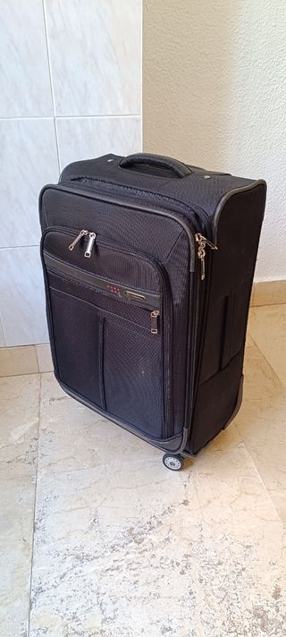 Maleta de viaje Primicia Negra talla L / 4 ruedas