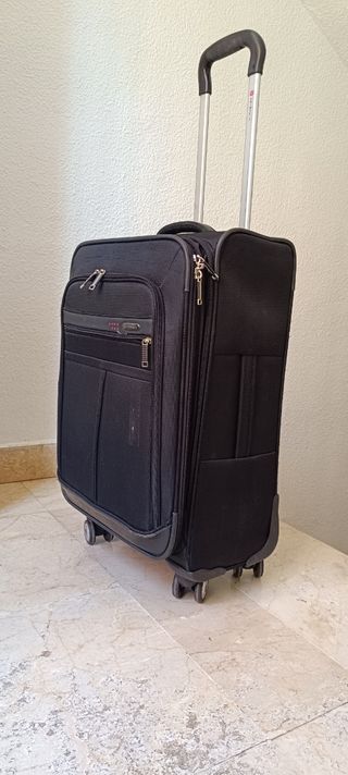 Maleta de viaje Primicia Negra talla L / 4 ruedas