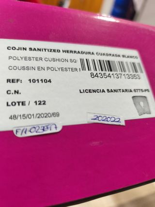 Cojín Antiescaras Herradura Ebio