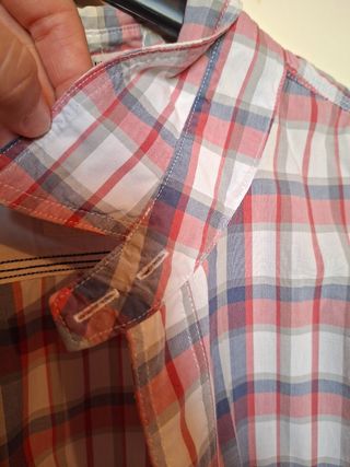 Camicia Levi's Uomo XL a Quadri Rossi Blu Bianchi