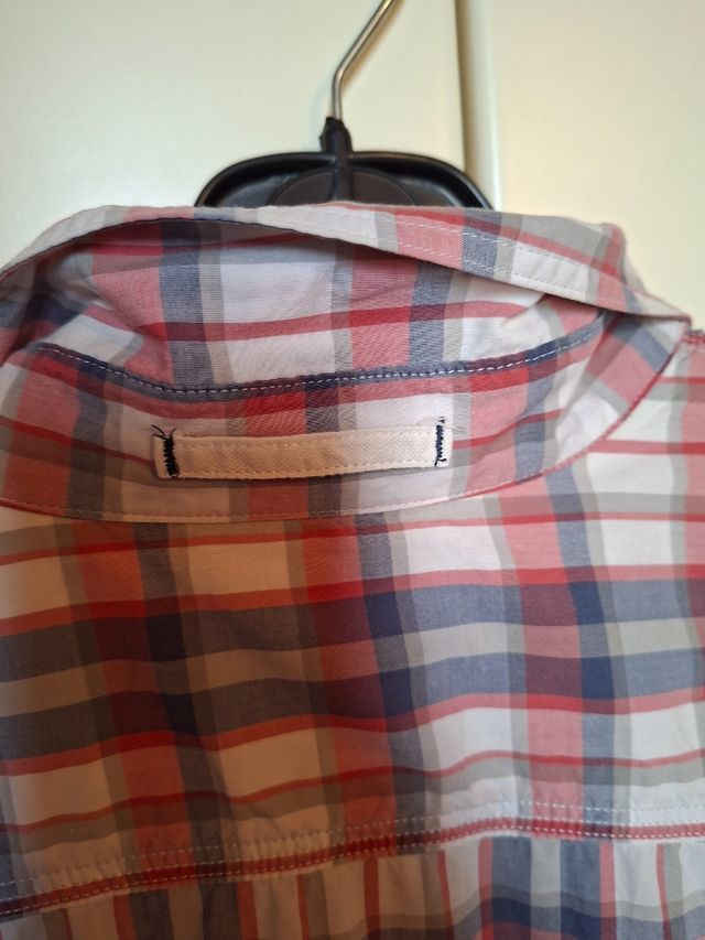 Camicia Levi's Uomo XL a Quadri Rossi Blu Bianchi