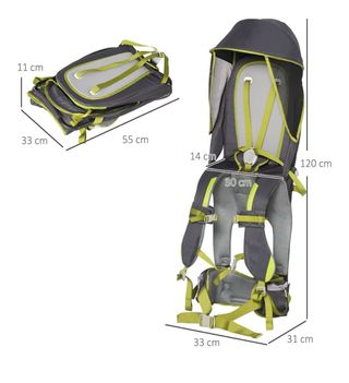 Mochila Portabebés/plegable de Senderismo *NUEVA*