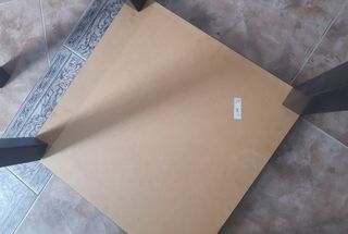 2 Mesas Auxiliares Ikea Madera Negra