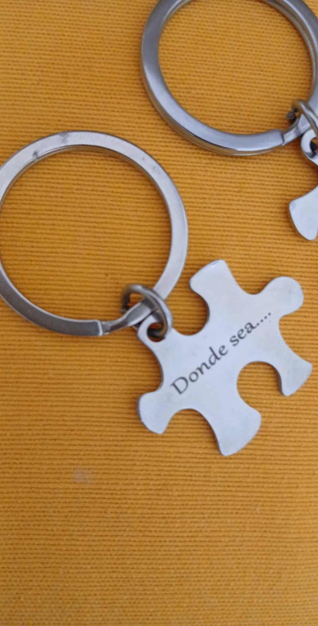 Llavero Acero Inoxidable con incisón