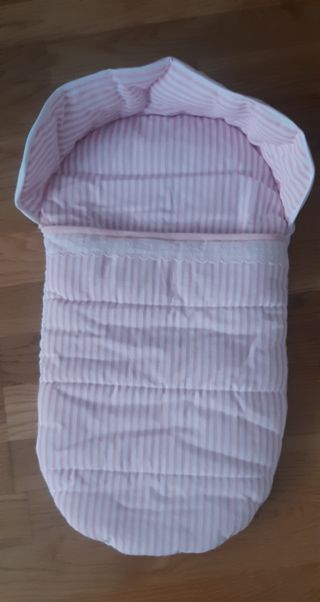 Saco para bebé de juguete