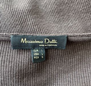 Vestido Massimo Dutti Marrón