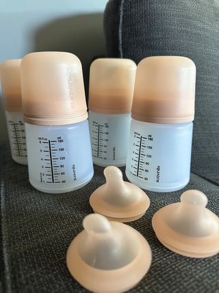 Lote 4 Biberones Suavinex 180ml 