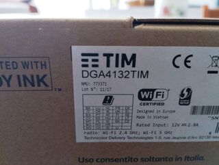 Modem Router Wi-Fi TIM HUB+ Technicolor DGA4132TIM