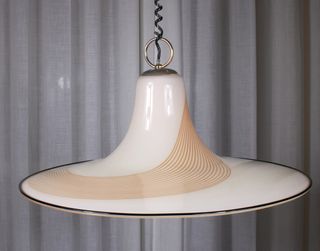 Lampadario Murano anni '70, space age. 62cm diam.