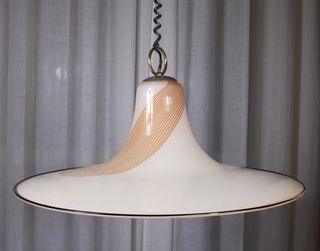 Lampadario Murano anni '70, space age. 62cm diam.