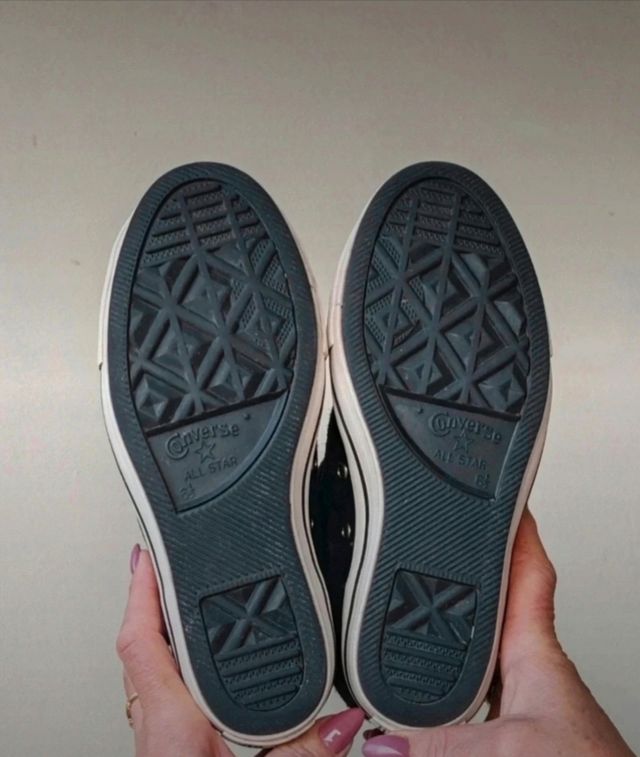 Converse con zeppa interna invernali di camoscio 