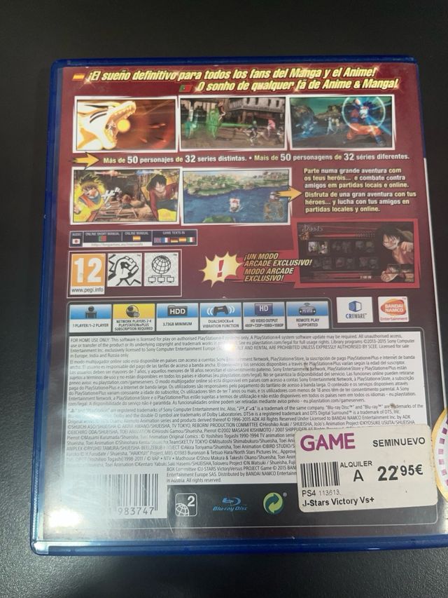 J-Stars Victory VS+ PS4