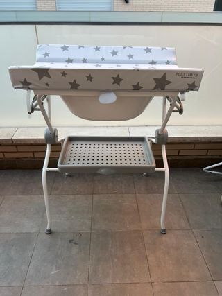 Bañera cambiador plegable para bebé