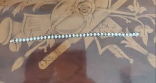 Pulsera Riviere Oro Blanco 18kt Diamantes