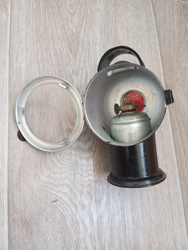 Farolillo de carruaje antiguo de aceite, colección