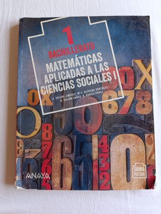Matemáticas aplicadas a las ciencias sociales