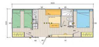 MOBILHOME NUEV 2 HAB MOD BÉJAR