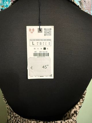 Abito Zara Leopardato Tg L