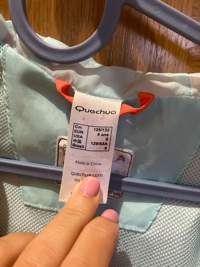 Chubasquero Quechua Naranja