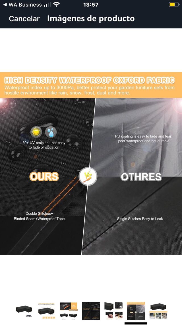 Funda Protectora Exterior HEIMUNI para Sofá