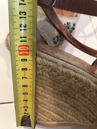 Sandalias Replay Piel y Tejido Beige/Marrón