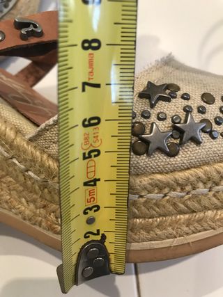 Sandalias Replay Piel y Tejido Beige/Marrón