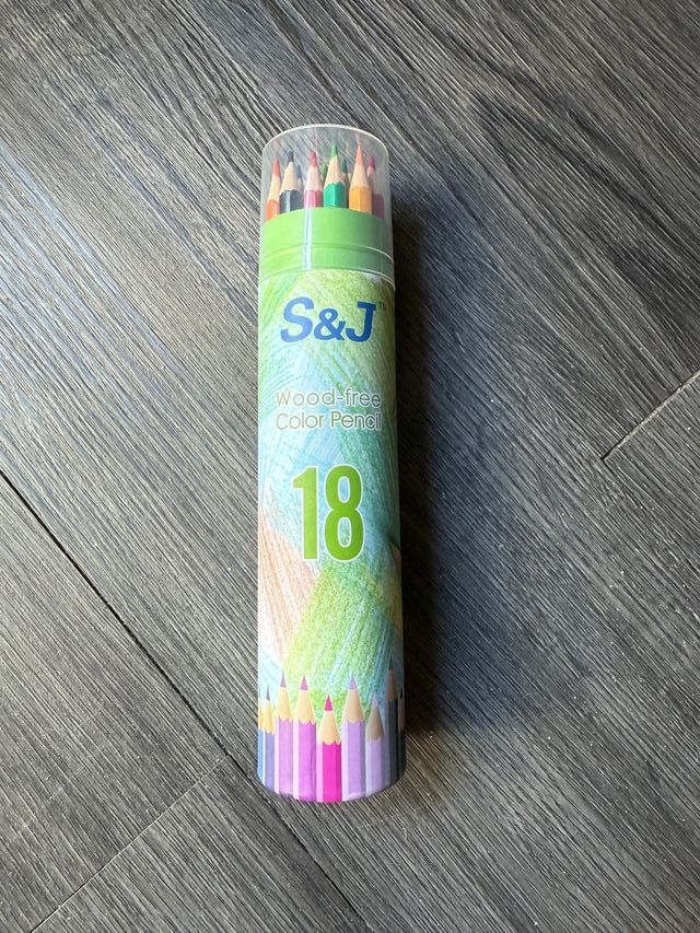 Lápices de colores aceitosos 18/Uds