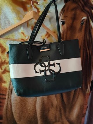 Bolso Guess Negro y Blanco