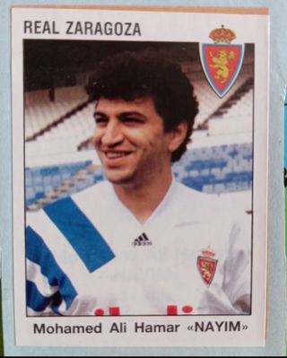 REAL ZARAGOZA LOTE 66 CROMOS RECORTADOS AÑOS 80