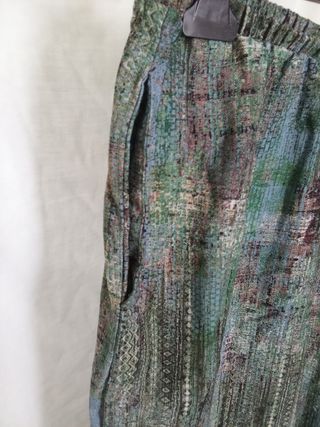 Pantalones anchos estampados