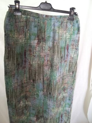 Pantalones anchos estampados