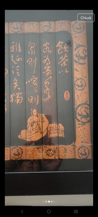 Quadro cinese con inserto Bamboo