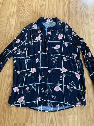 Camisa de Mango con estampado de flores