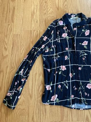 Camisa de Mango con estampado de flores