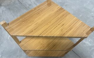 Estanterías de madera para baño