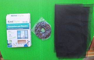 Mosquitera red negra para ventanas 150 x 60 cm