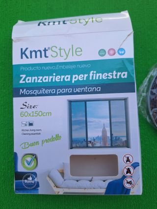 Mosquitera red negra para ventanas 150 x 60 cm