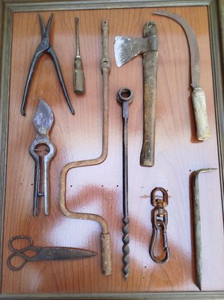 Lote herramientas antiguas