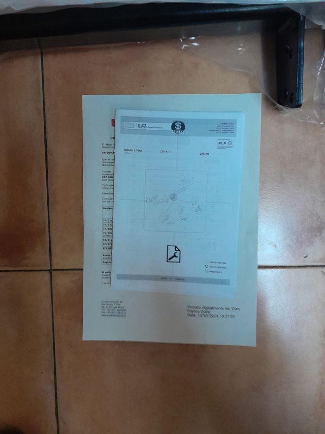 Enganche Nissan XTRAIL T32 Tipo C