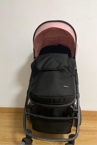 Carrito bebé Asalvo Two+ Rosa