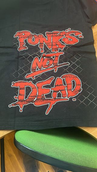 Camiseta Rock Punk Calavera Lobo