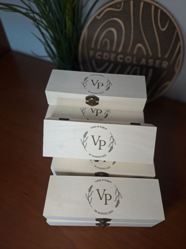 Scatola in legno personalizzata per regali - Matrimoni