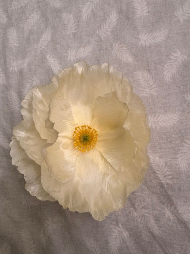 Coletero Maxi Flor Zara Blanco